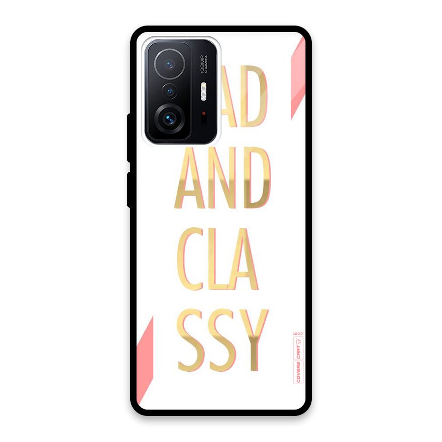 Bad And Classy Glass Back Case for Xiaomi 11T Pro