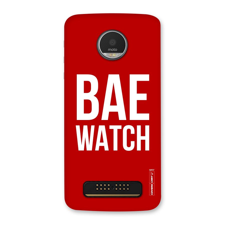 Bae Watch Back Case for Moto Z Play