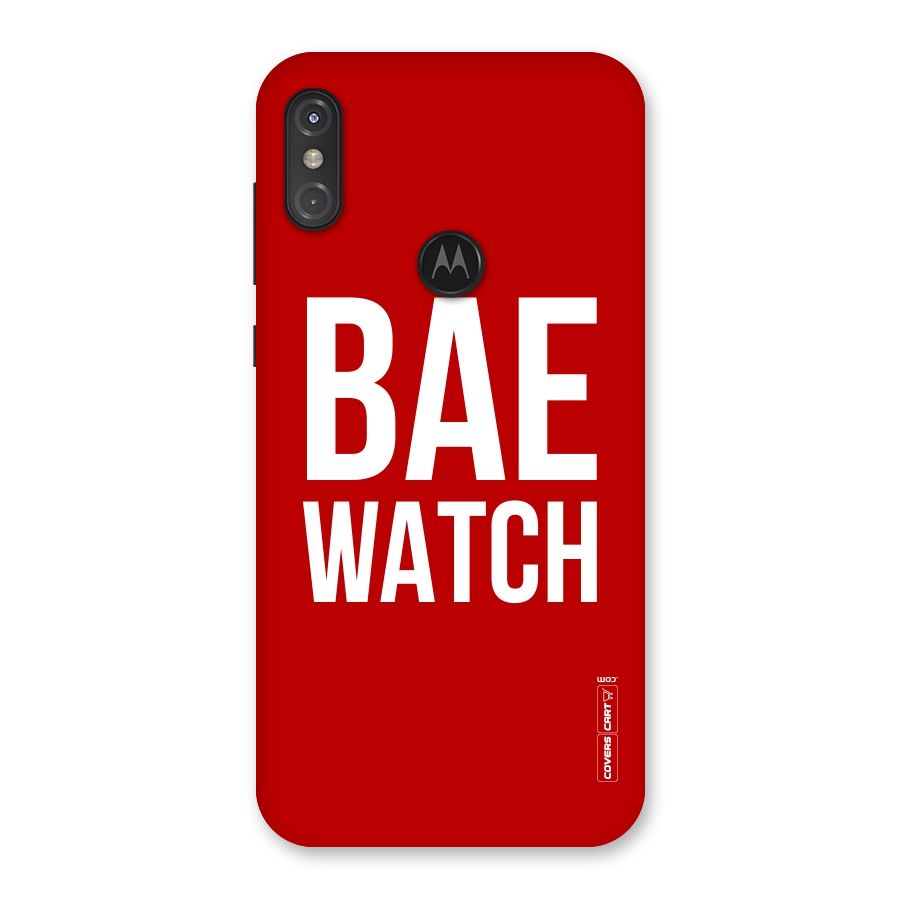 Bae Watch Back Case for Motorola One Power