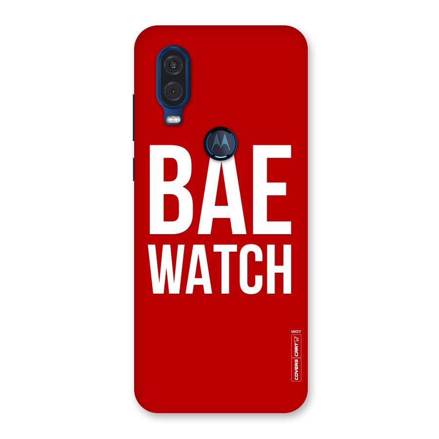 Bae Watch Back Case for Motorola One Vision