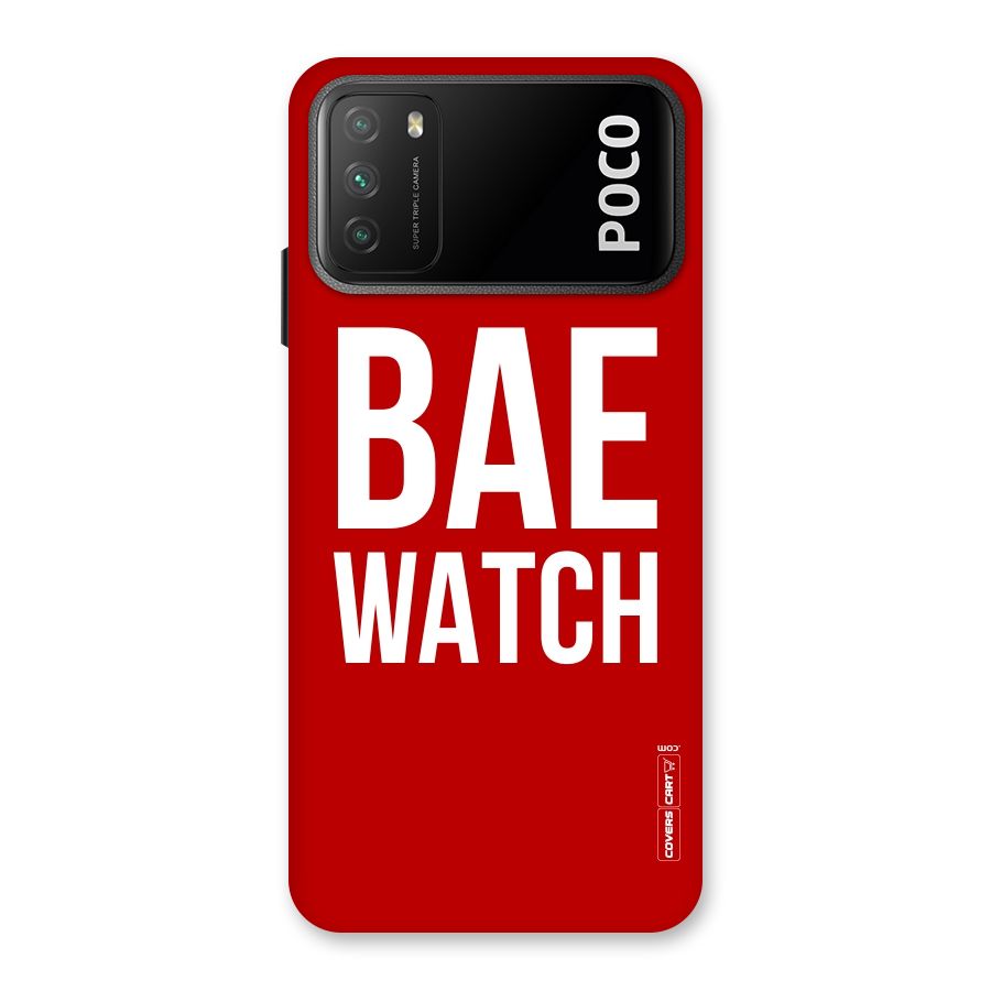 Bae Watch Back Case for Poco M3