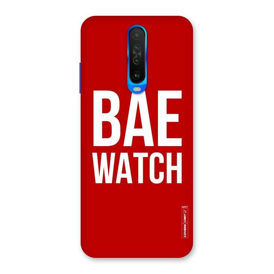 Bae Watch Back Case for Poco X2