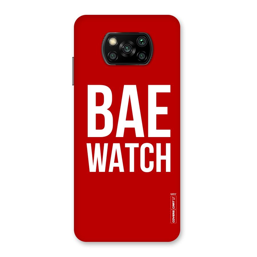 Bae Watch Back Case for Poco X3