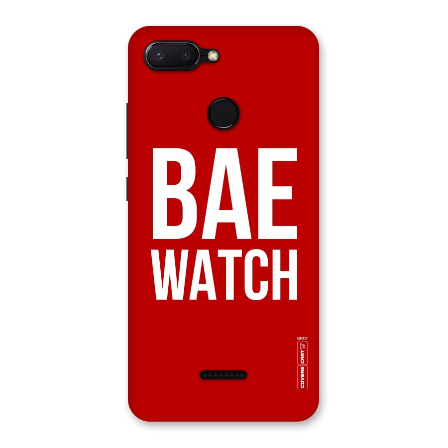 Bae Watch Back Case for Redmi 6
