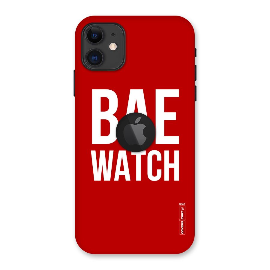 Bae Watch Back Case for iPhone 11 Logo Cut