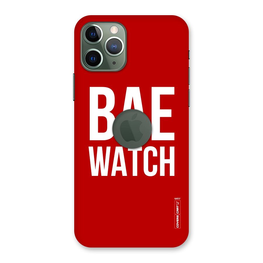 Bae Watch Back Case for iPhone 11 Pro Logo  Cut