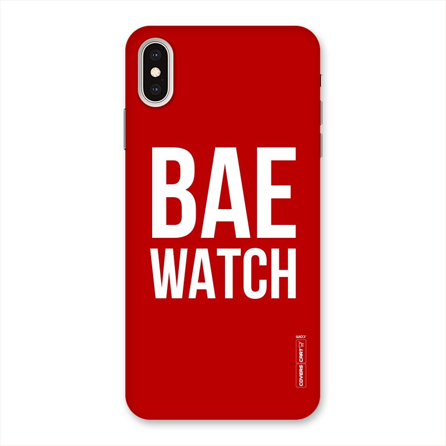 Bae Watch Back Case for iPhone XS Max