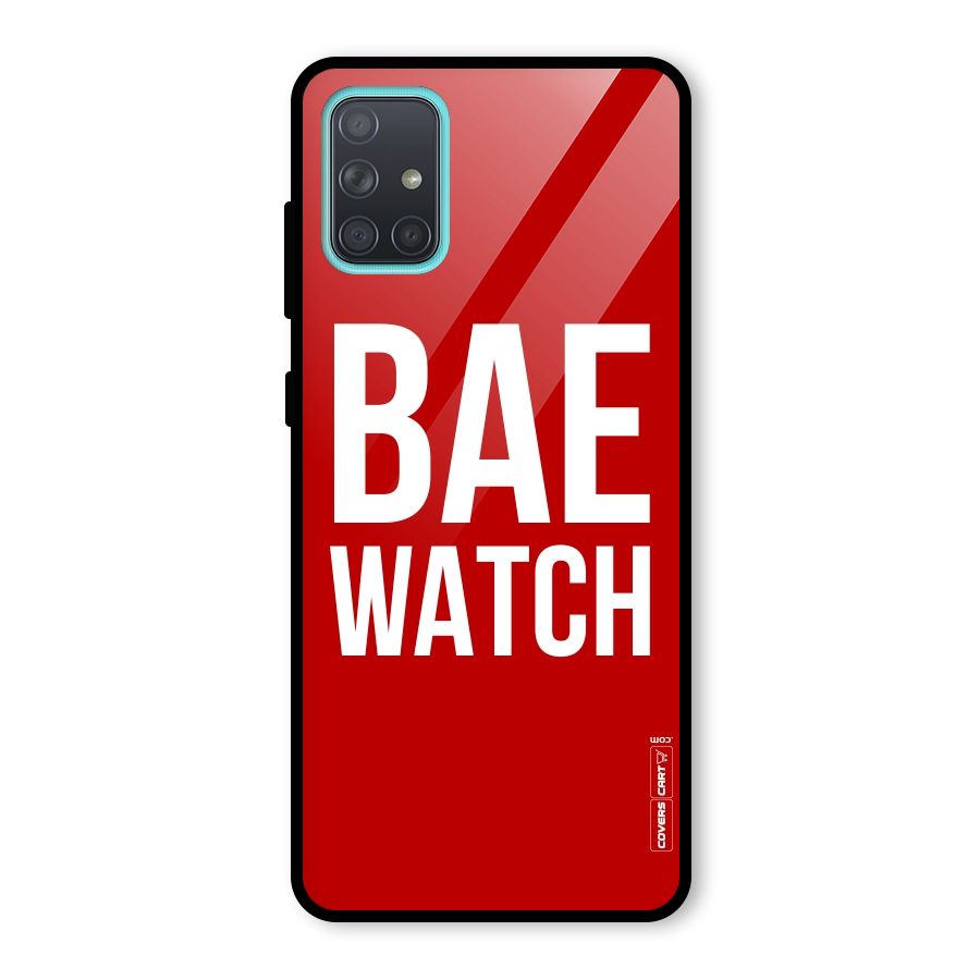 Bae Watch Glass Back Case for Galaxy A71