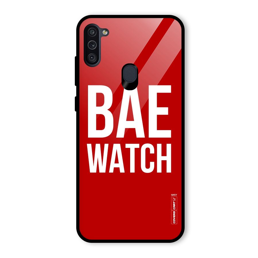 Bae Watch Glass Back Case for Galaxy M11