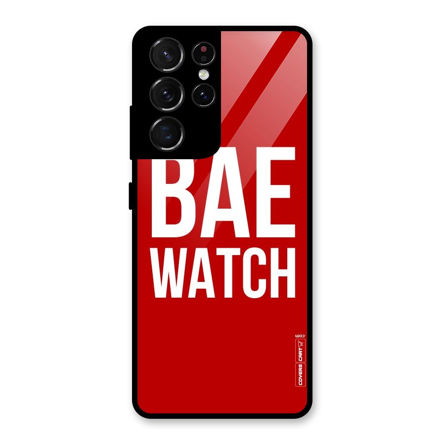 Bae Watch Glass Back Case for Galaxy S21 Ultra 5G