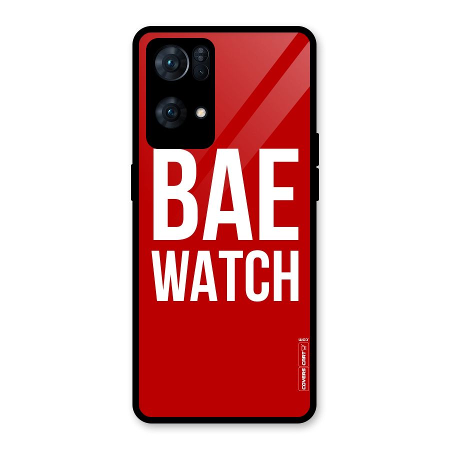 Bae Watch Glass Back Case for Oppo Reno7 Pro 5G