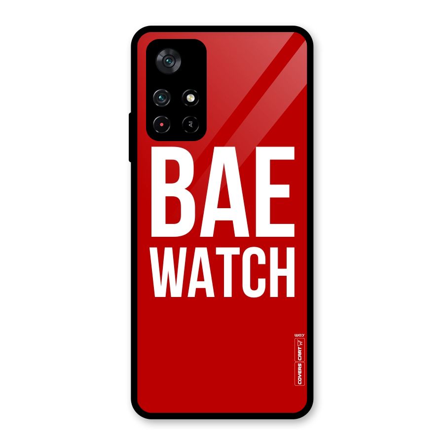 Bae Watch Glass Back Case for Poco M4 Pro 5G