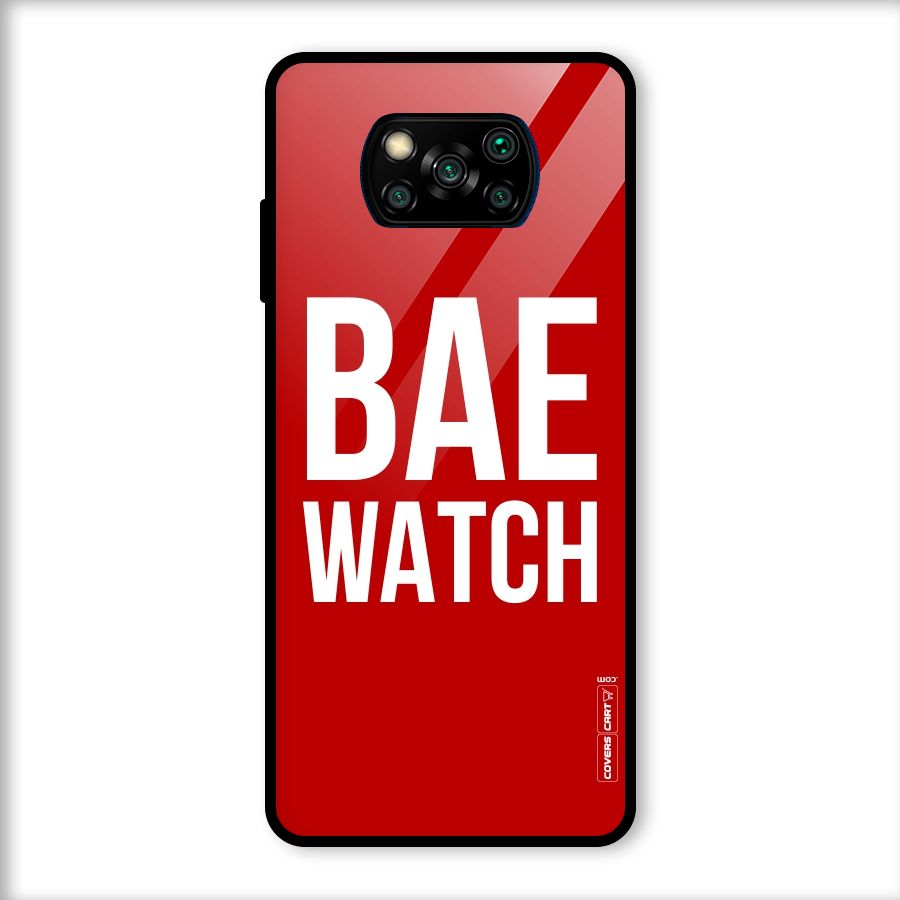 Bae Watch Glass Back Case for Poco X3