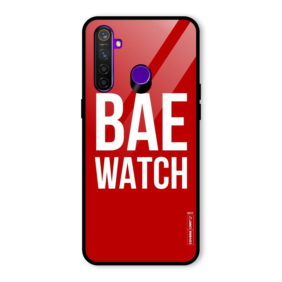 Bae Watch Glass Back Case for Realme 5 Pro