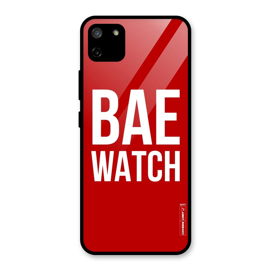 Bae Watch Glass Back Case for Realme C11