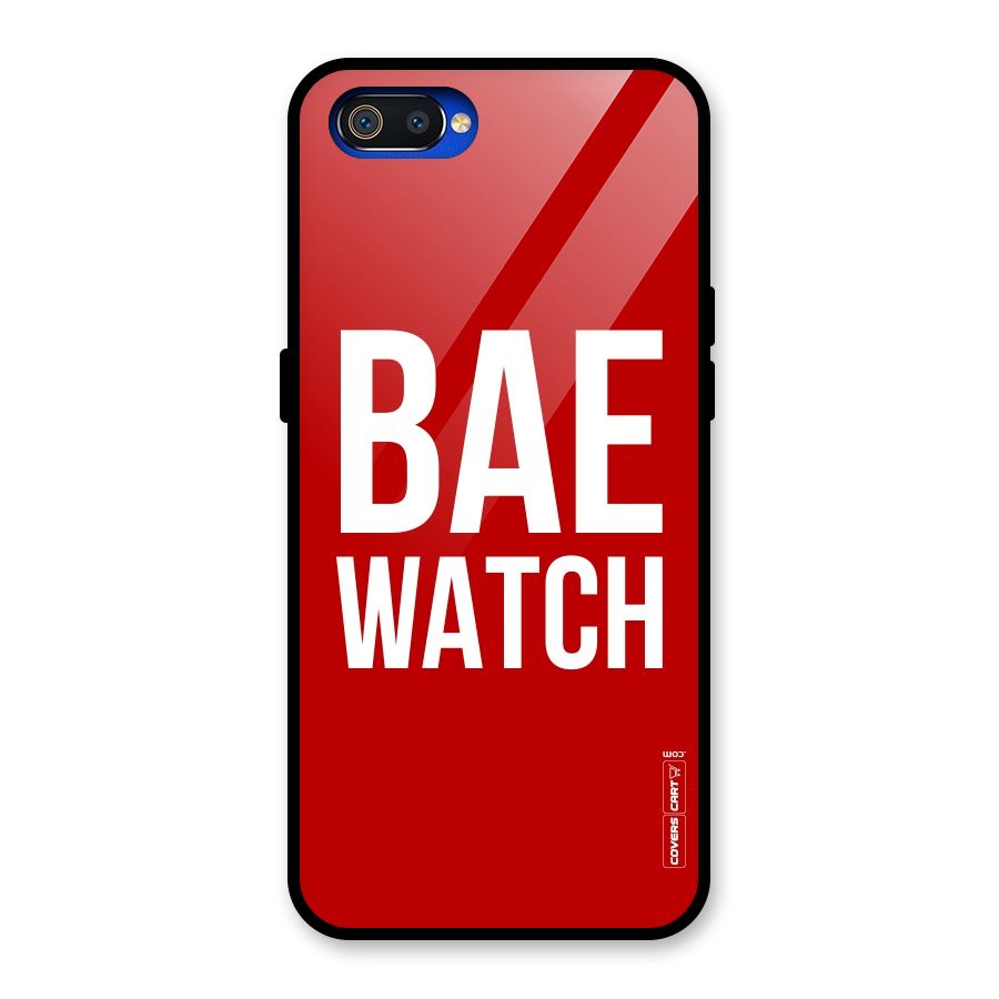 Bae Watch Glass Back Case for Realme C2