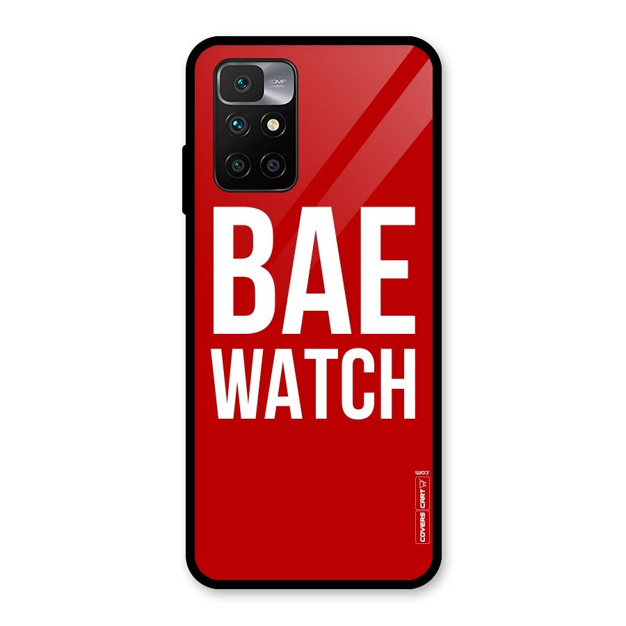 Bae Watch Glass Back Case for Redmi 10 Prime