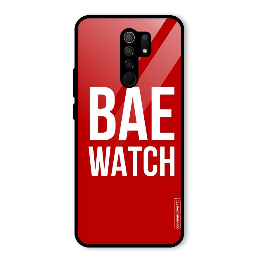 Bae Watch Glass Back Case for Redmi 9 Prime