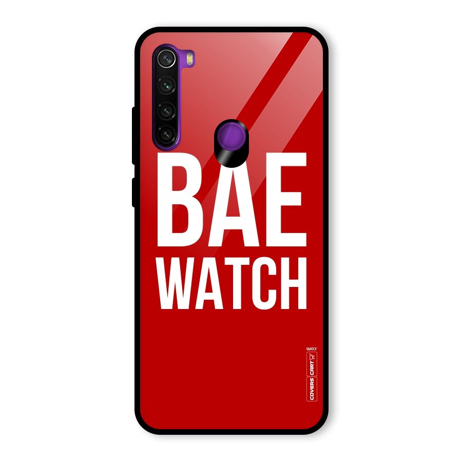 Bae Watch Glass Back Case for Redmi Note 8