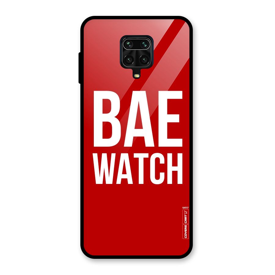 Bae Watch Glass Back Case for Redmi Note 9 Pro Max