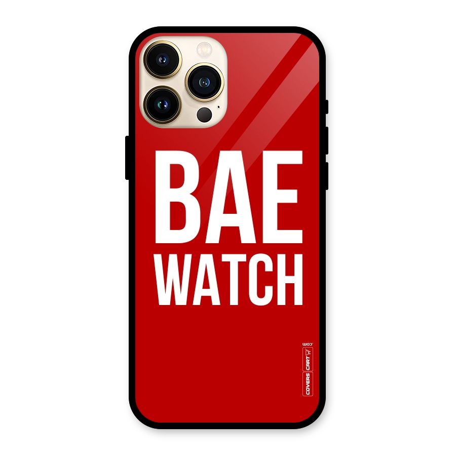 Bae Watch Glass Back Case for iPhone 13 Pro Max
