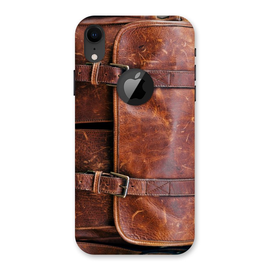 Bag Design (Printed) Back Case for iPhone XR Logo Cut