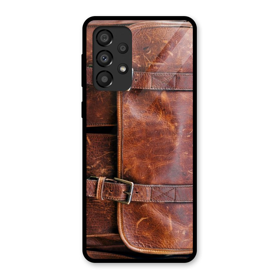 Bag Design (Printed) Glass Back Case for Galaxy A33 5G