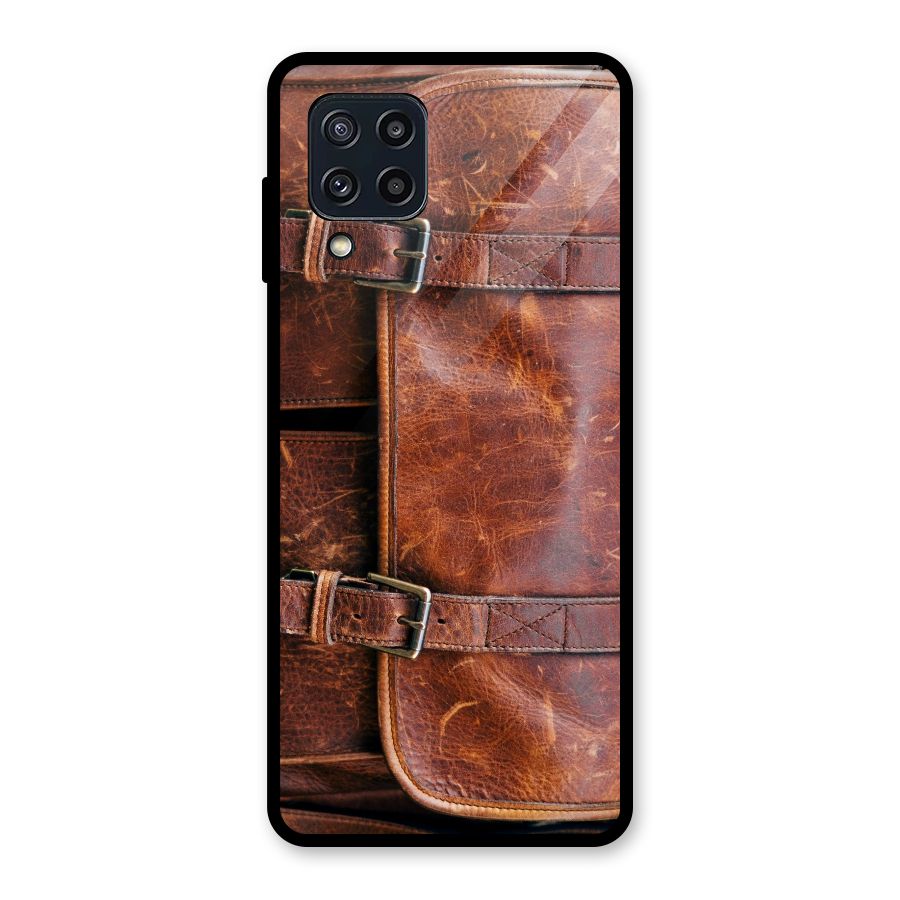Bag Design (Printed) Glass Back Case for Galaxy M32