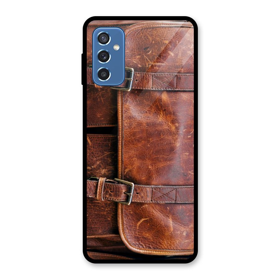 Bag Design (Printed) Glass Back Case for Galaxy M52 5G