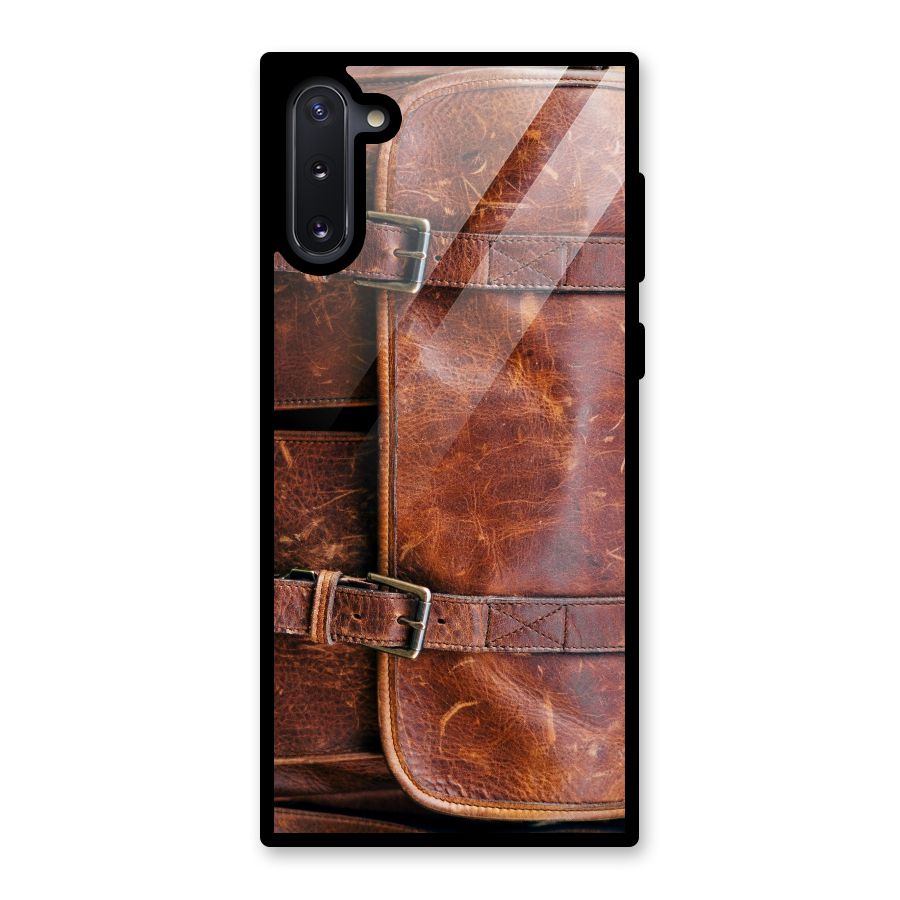 Bag Design (Printed) Glass Back Case for Galaxy Note 10