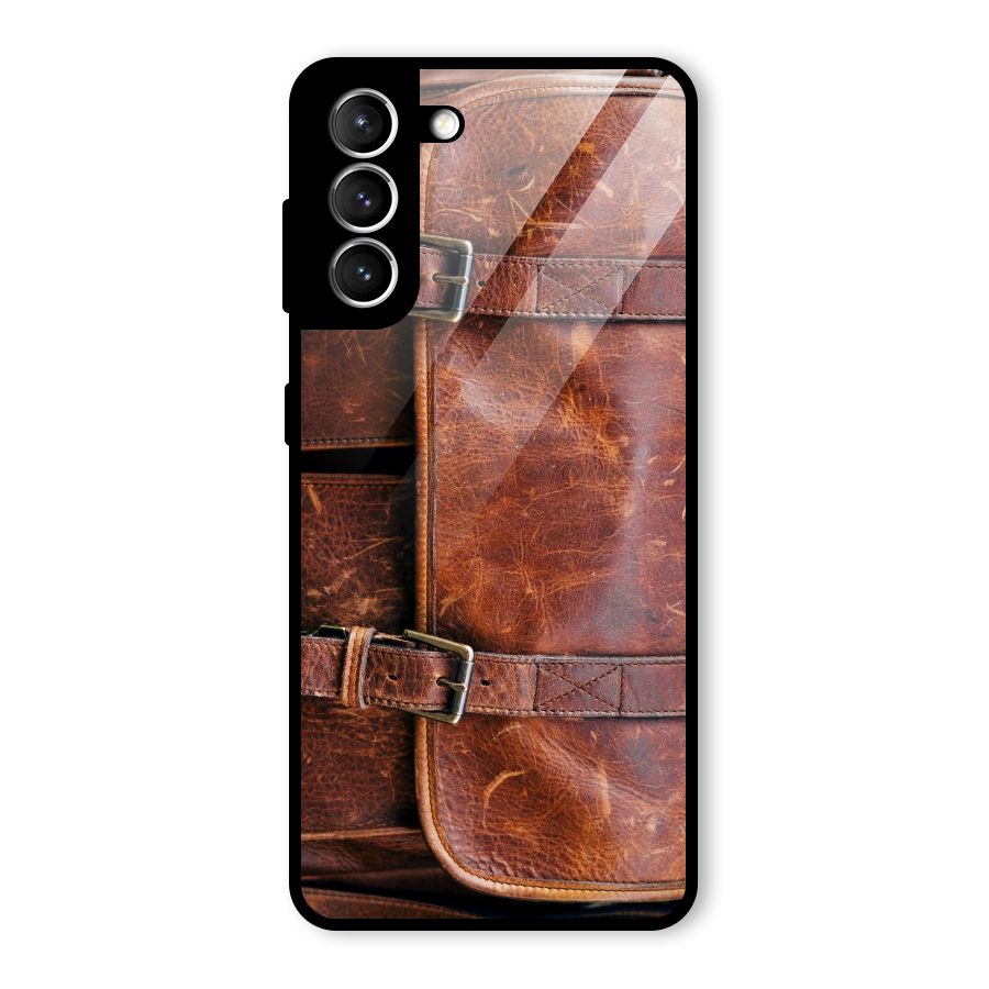 Bag Design (Printed) Glass Back Case for Galaxy S21 5G