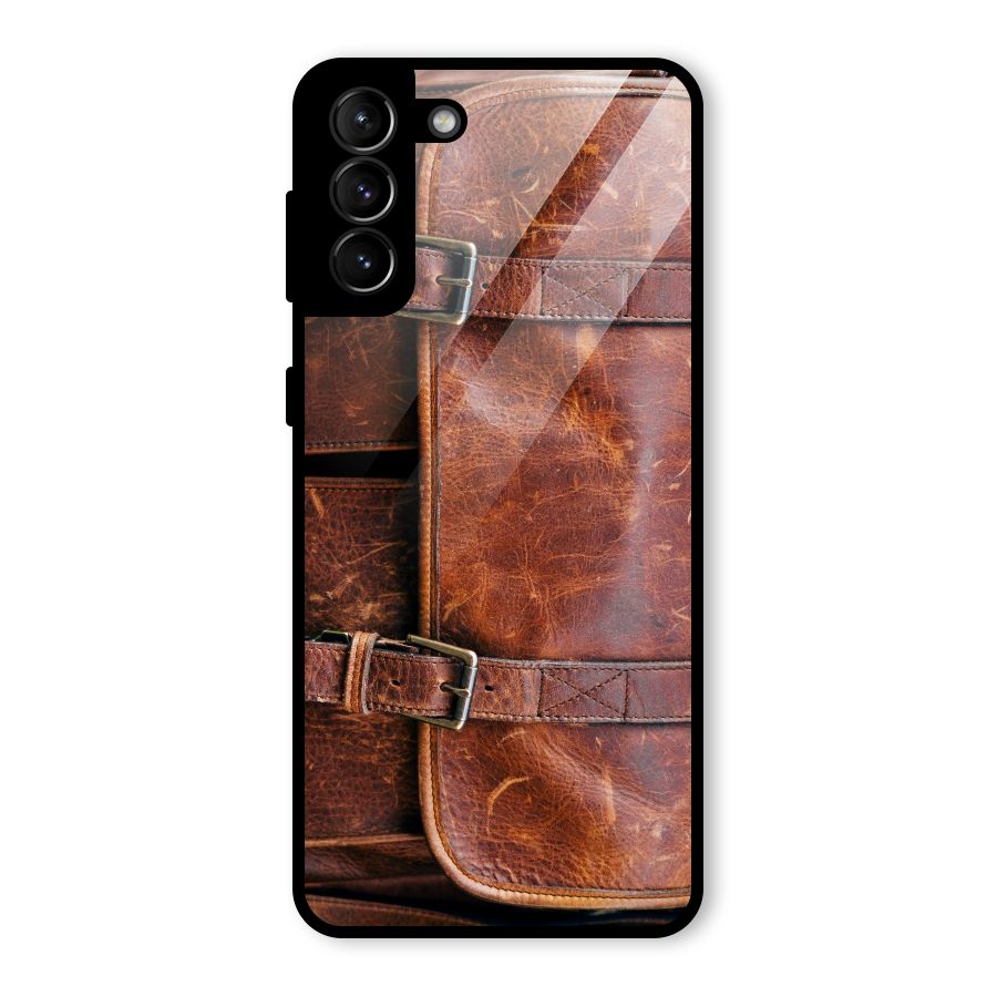 Bag Design (Printed) Glass Back Case for Galaxy S21 Plus