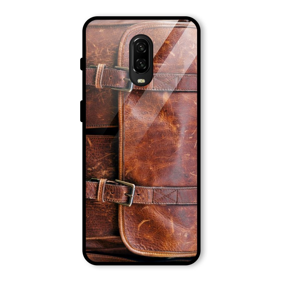 Bag Design (Printed) Glass Back Case for OnePlus 6T