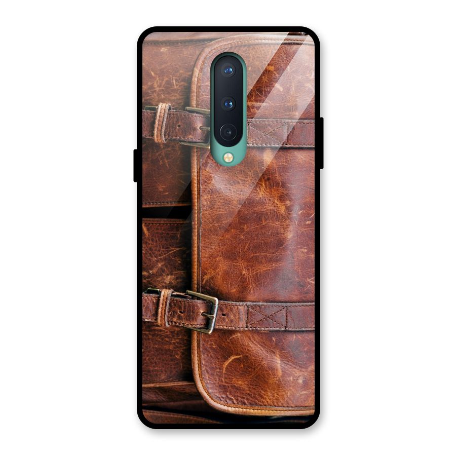 Bag Design (Printed) Glass Back Case for OnePlus 8