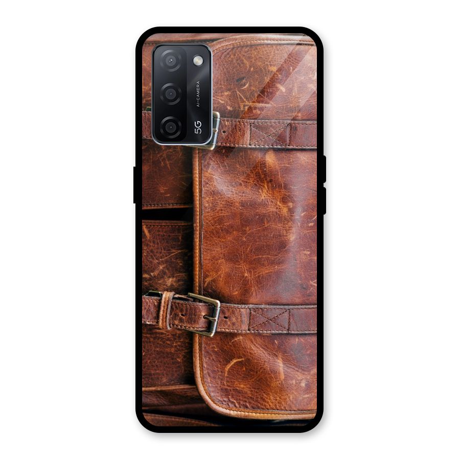 Bag Design (Printed) Glass Back Case for Oppo A53s 5G