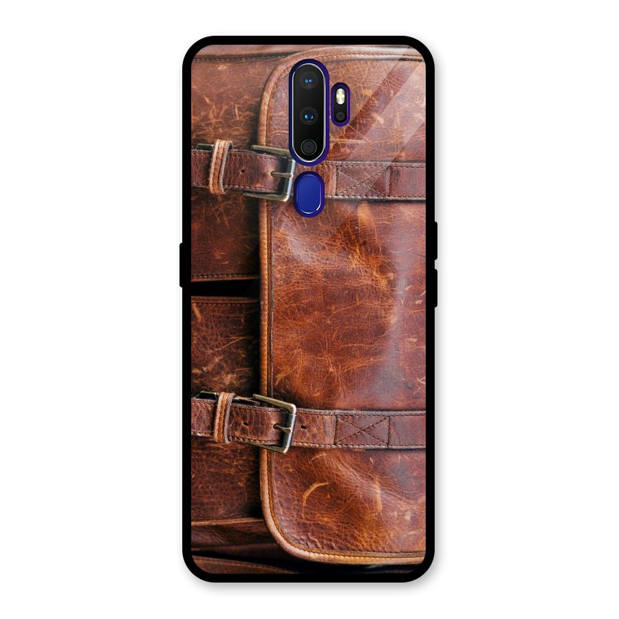 Bag Design (Printed) Glass Back Case for Oppo A9 (2020)
