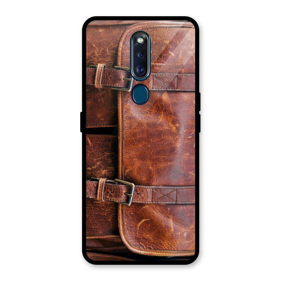 Bag Design (Printed) Glass Back Case for Oppo F11 Pro