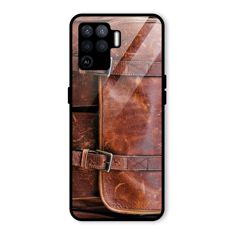 Bag Design (Printed) Glass Back Case for Oppo F19 Pro