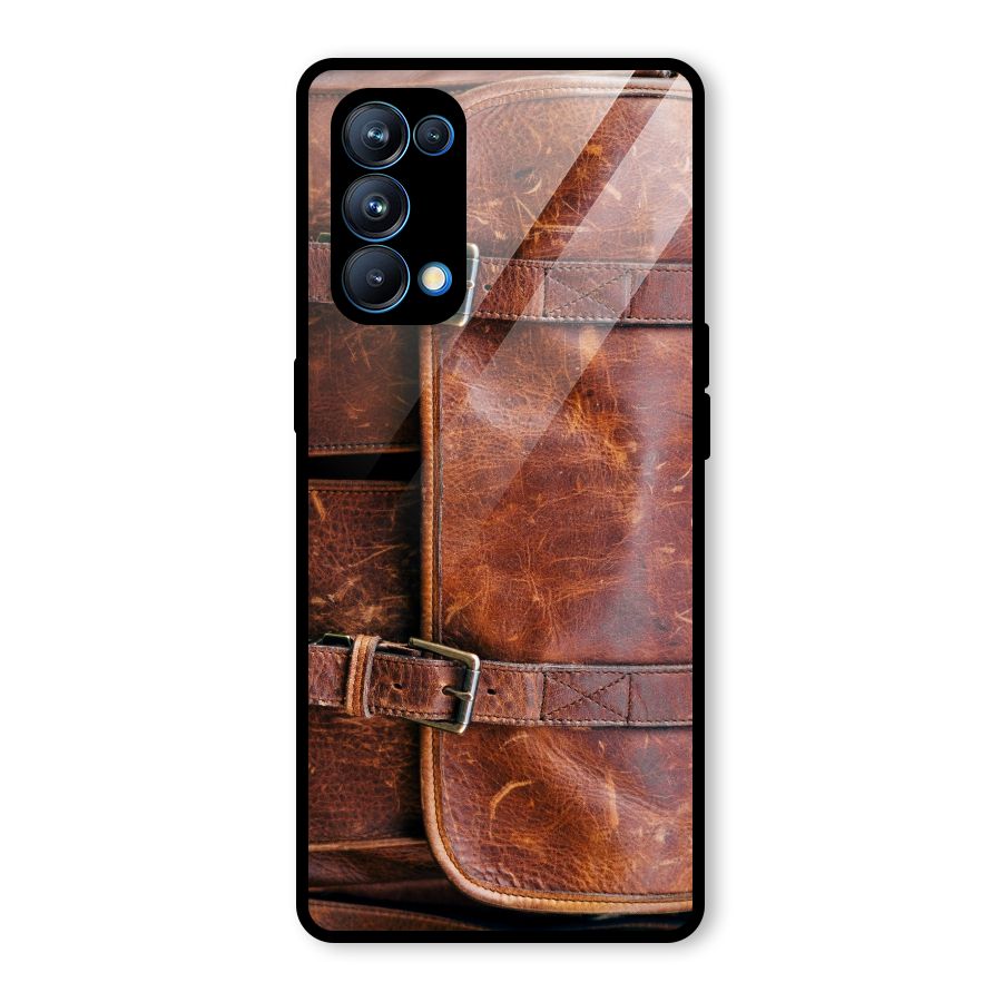 Bag Design (Printed) Glass Back Case for Oppo Reno5 Pro 5G