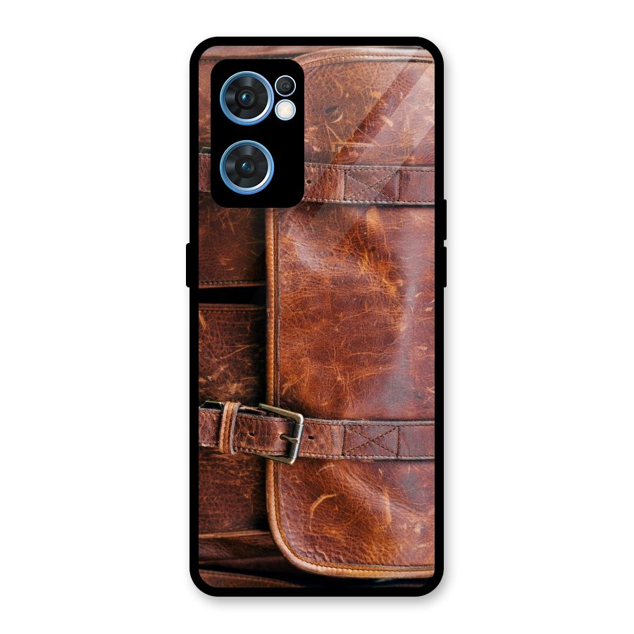 Bag Design (Printed) Glass Back Case for Oppo Reno7 5G