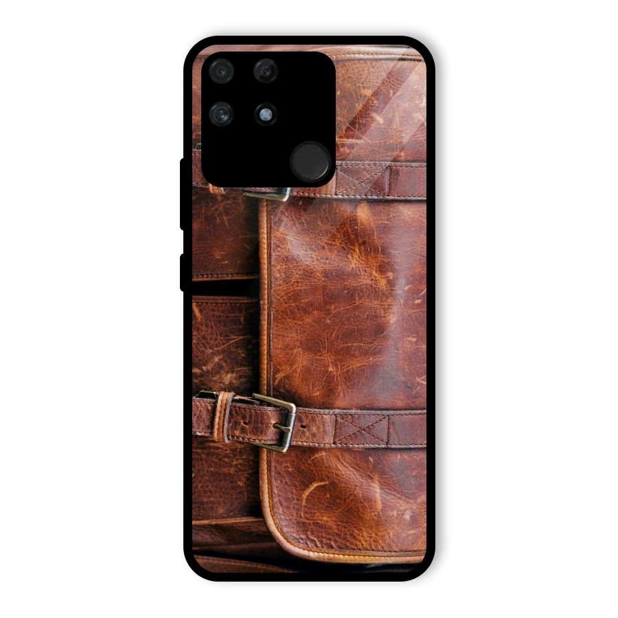 Bag Design (Printed) Glass Back Case for Realme Narzo 50A
