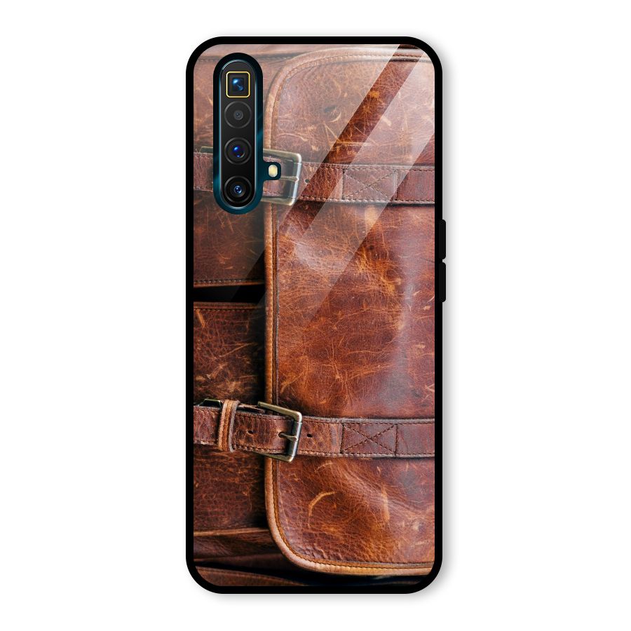 Bag Design (Printed) Glass Back Case for Realme X3
