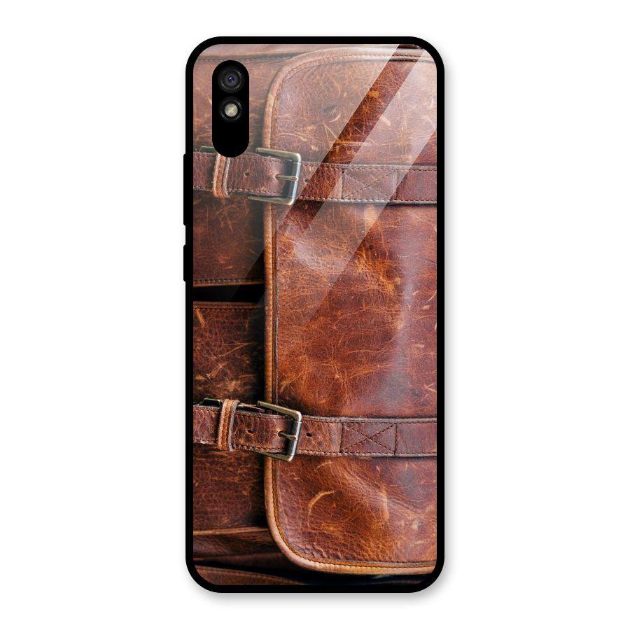 Bag Design (Printed) Glass Back Case for Redmi 9A
