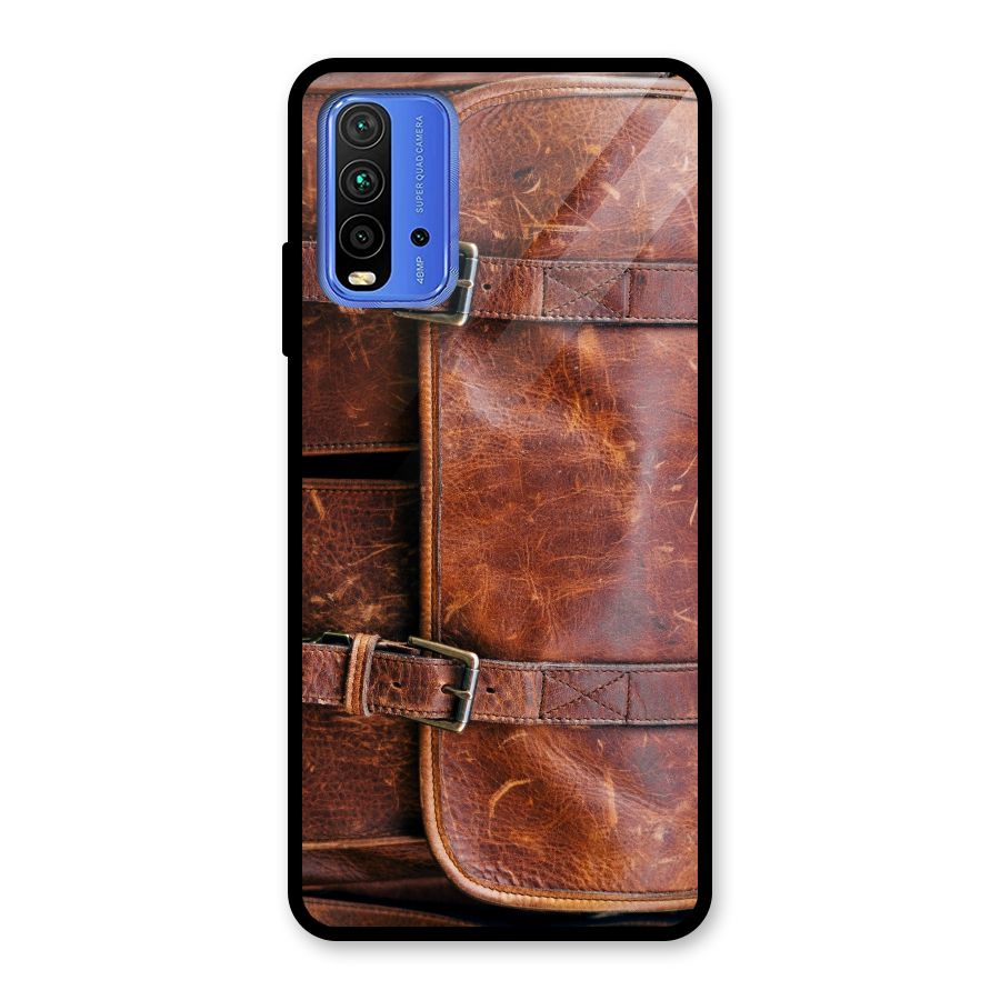 Bag Design (Printed) Glass Back Case for Redmi 9 Power