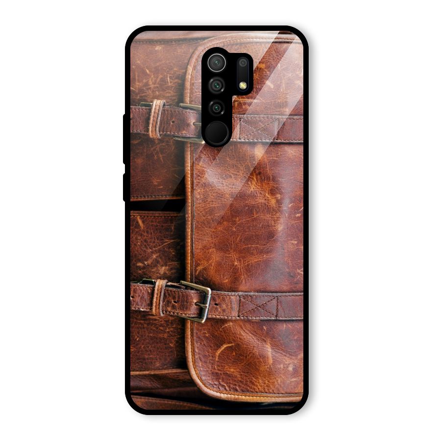 Bag Design (Printed) Glass Back Case for Redmi 9 Prime
