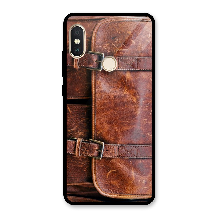 Bag Design (Printed) Glass Back Case for Redmi Note 5 Pro