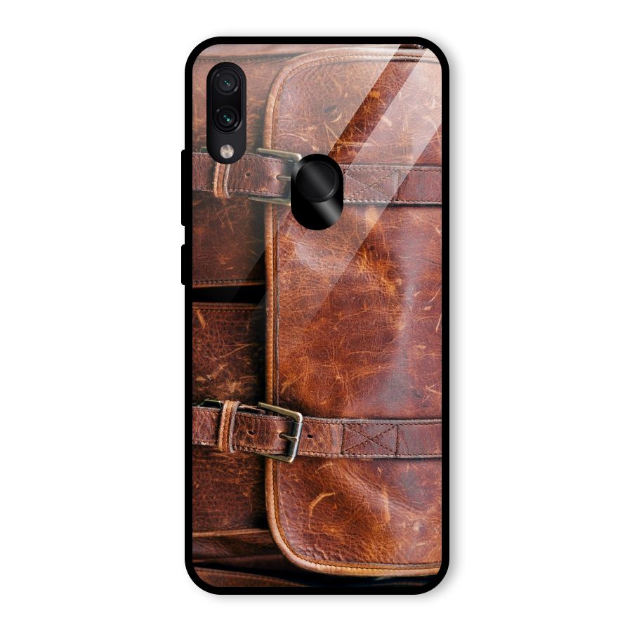 Bag Design (Printed) Glass Back Case for Redmi Note 7S