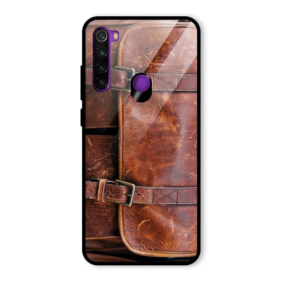 Bag Design (Printed) Glass Back Case for Redmi Note 8