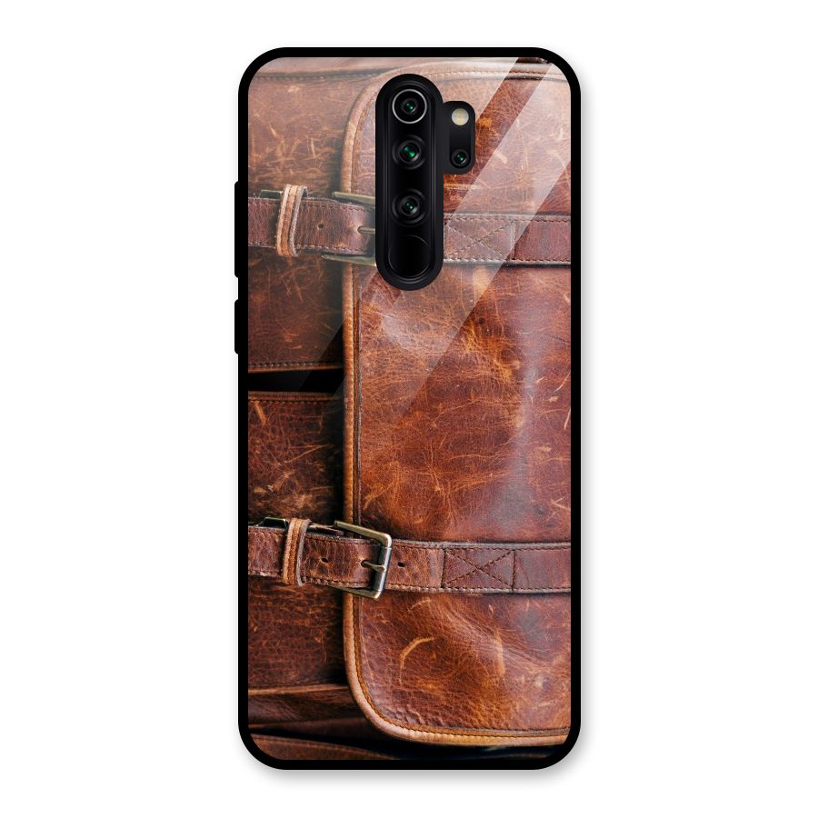 Bag Design (Printed) Glass Back Case for Redmi Note 8 Pro