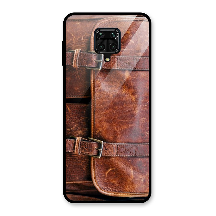 Bag Design (Printed) Glass Back Case for Redmi Note 9 Pro